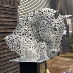Silver Horse Head