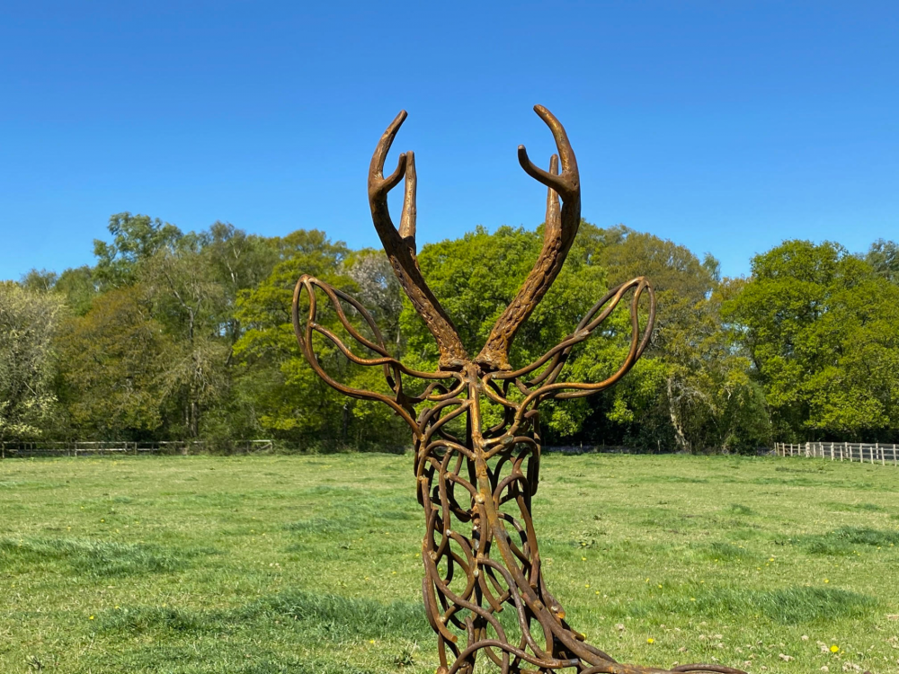 Back of Stag Sculpture
