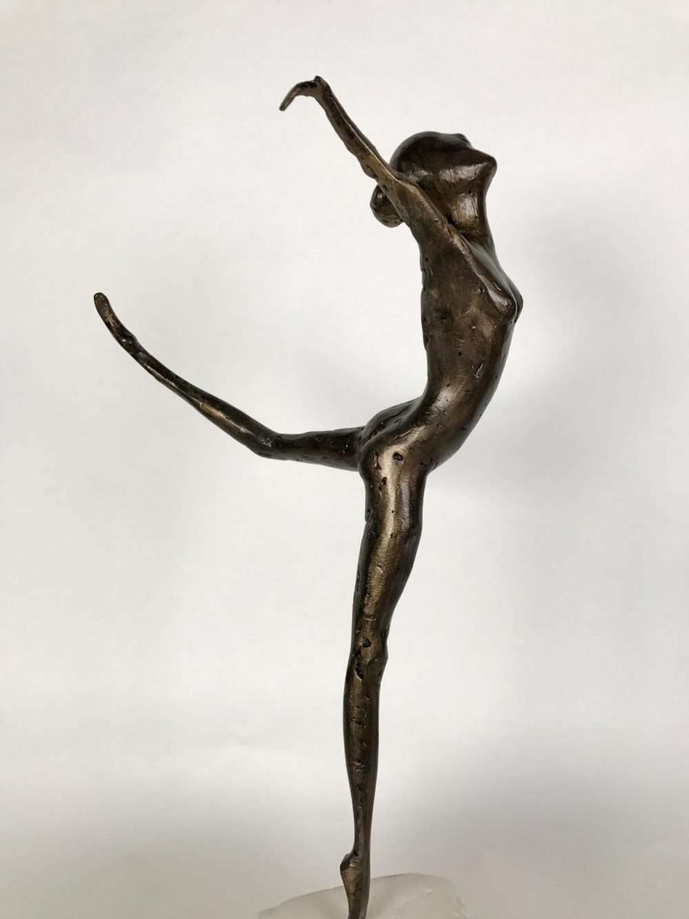 Bronze Coryphee Sculpture In A Gallery