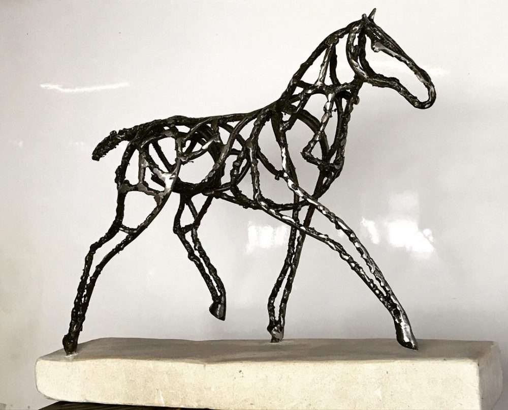 Interior Abstract Foal Sculpture
