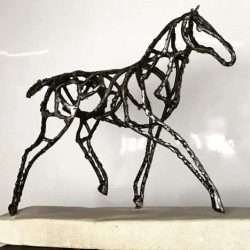 Interior Abstract Foal Sculpture