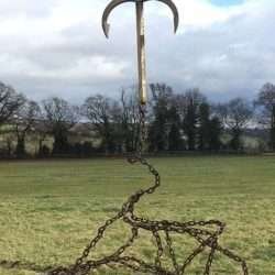 Bronze Gravity Anchor Sculpture