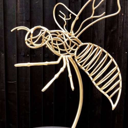 Portrait View Of Wasps Sculpture