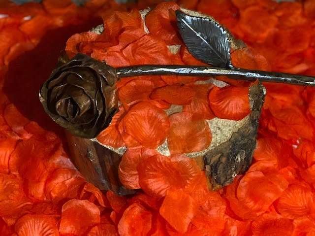 Handmade Copper Flower