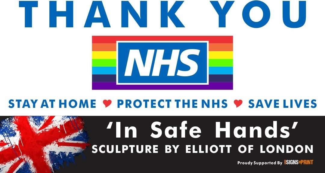 Thank you NHS In Safe Hands Poster