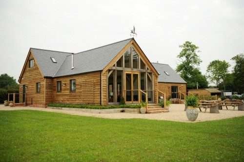 Image of a wooden house