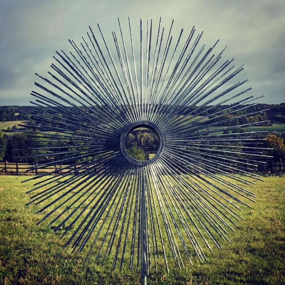 Circle Sculpture In A Large Field
