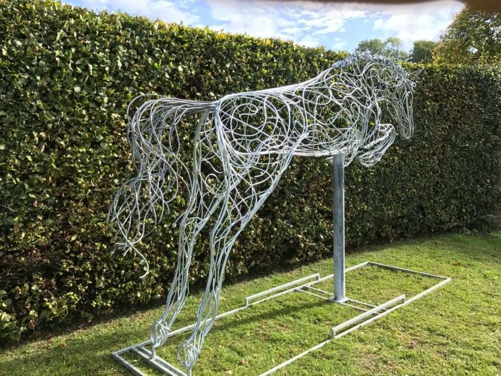 Jumping Horse Side View Structure