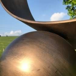 Close Up Of Spiral Structure On A Sunny Day