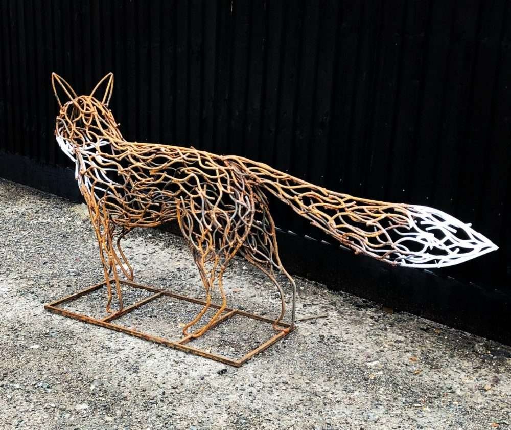 Rustic Fox Sculpture Tail