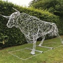 Large Silver Bull