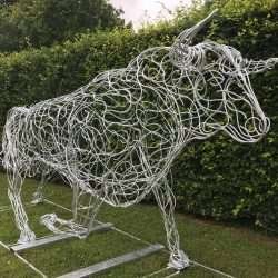 Running Bull Sculpture