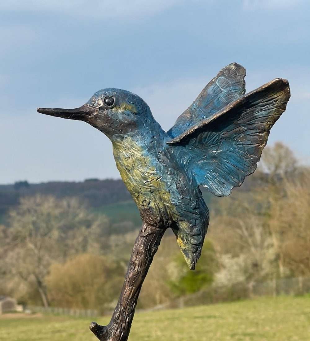 Kingfisher statue