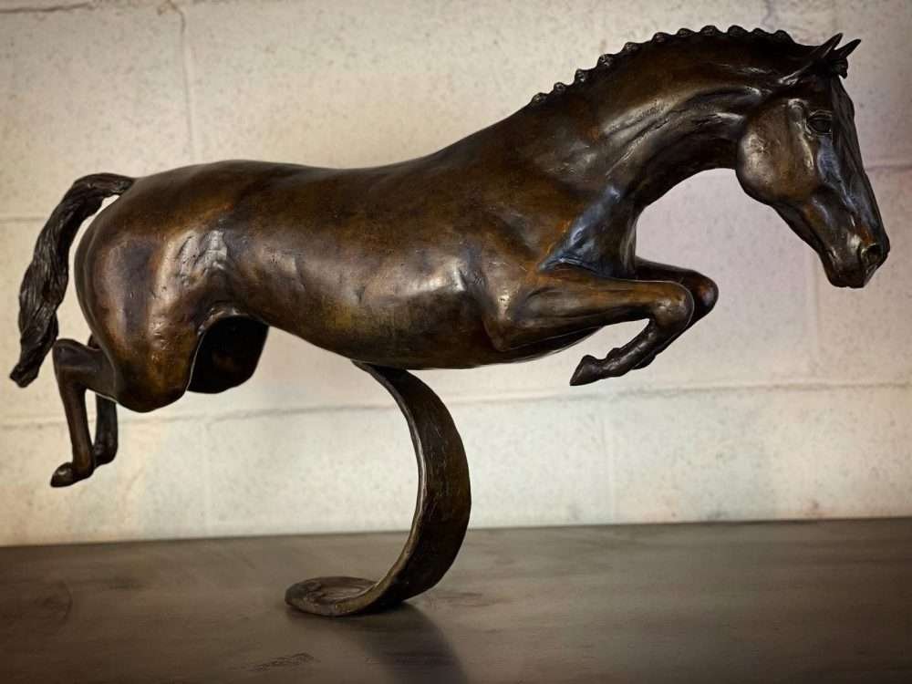Racing Horse Sculpture