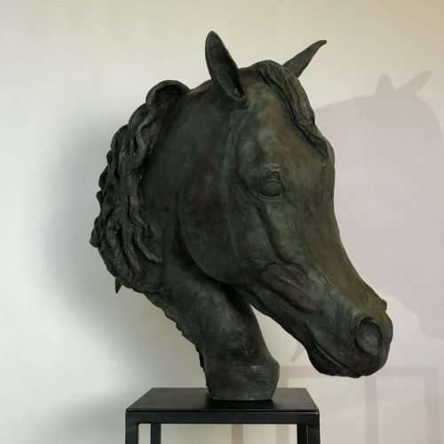 Horse Head Sculpture right facing