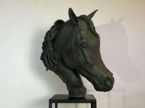 Horse Head Sculpture right facing