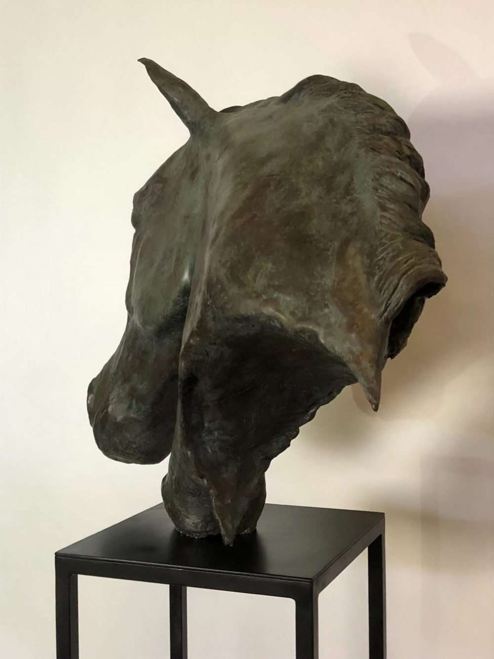 Horse Head Sculpture back left facing