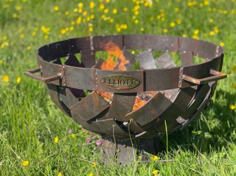 small modern fire pit