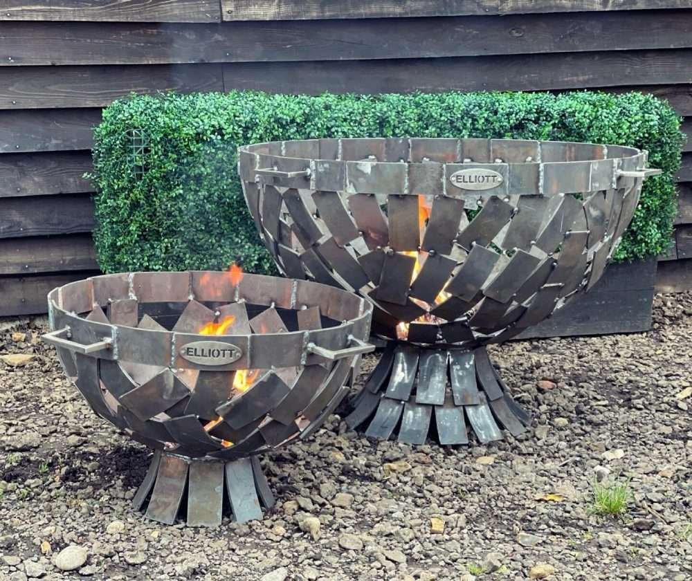 Two Sizes Of Fire Pit